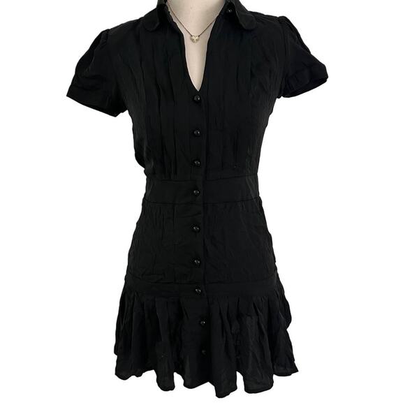 BeBe Vintage Button Up Short Sleeve Doll Dress Size XXS - Picture 1 of 4